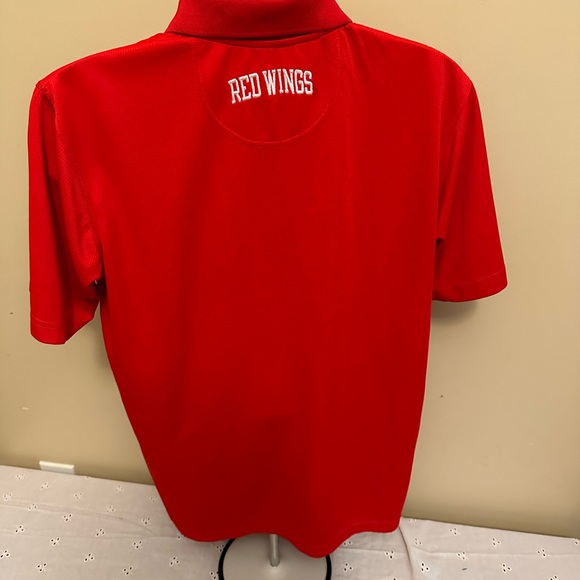 Detroit Red Wings Men's Polo Large With Large Embroidered Logos NWOT - Picture 2 of 6